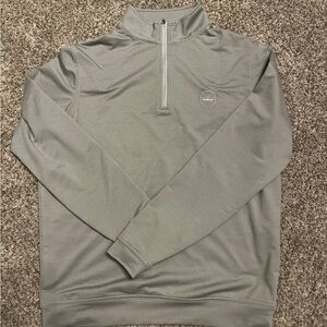 Peter Millar Tour Logo Golf Polo Mens 1/4 Zip Small